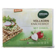 Naturata Vollkorn-Knäckebrot mit Dinkel - Bio - 250g...