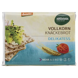 Naturata Delikatess Vollkorn-Knäckebrot - Bio - 250g x 12  - 12er Pack VPE