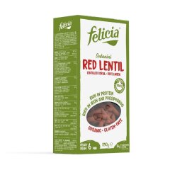Felicia Bio Rote Linsen Sedanini glutenfrei - Bio - 250g...