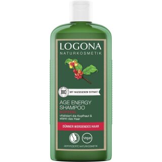 Logona Age Energy Shampoo Koffein - 250ml x 4  - 4er Pack VPE
