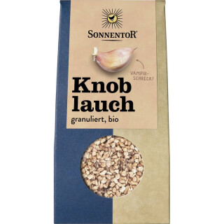 Sonnentor Knoblauch granuliert - Bio - 40g x 6  - 6er Pack VPE