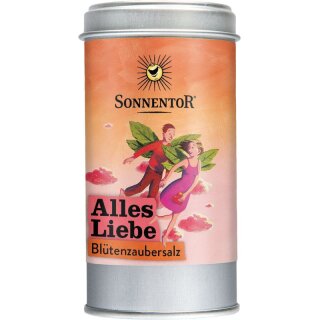 Sonnentor Alles Liebe Blütenzaubersalz Streudose - Bio - 90g x 6  - 6er Pack VPE