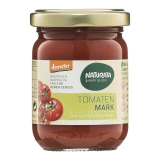 Naturata Tomatenmark einfach konzentriert - Bio - 125g x 6  - 6er Pack VPE
