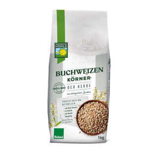 Bohlsener Mühle Buchweizen aus Deutschland - Bio - 1kg x 6  - 6er Pack VPE