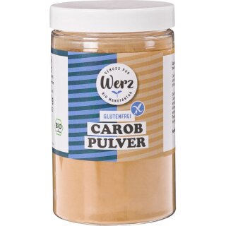 Werz Carob Pulver glutenfrei - Bio - 200g x 6  - 6er Pack VPE