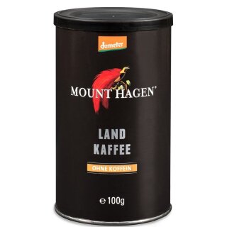 Mount Hagen Demeter Landkaffee - Bio - 100g x 6  - 6er Pack VPE