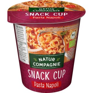 Natur Compagnie Snack Cup Pasta Napoli - Bio - 59g x 8  - 8er Pack VPE