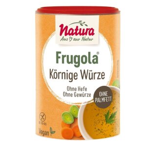 Natura Frugola Körnige Würze ohne Hefe ohne Gewürze - 300g x 6  - 6er Pack VPE
