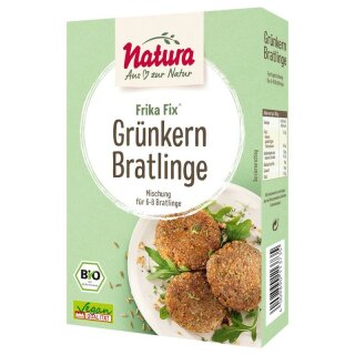 Natura Frika Fix Grünkern-Bratlinge - Bio - 150g x 12  - 12er Pack VPE