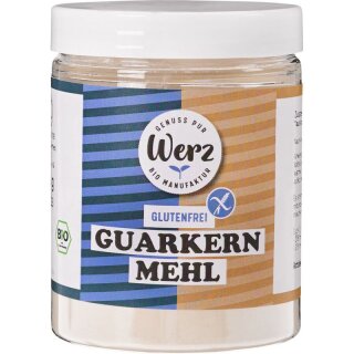 Werz Guarkernmehl glutenfrei - Bio - 100g x 6  - 6er Pack VPE
