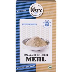Werz Amaranth Vollkorn Mehl glutenfrei - Bio - 500g x 5...