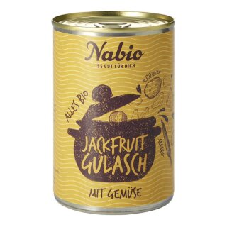 Nabio Eintopf Jackfruit Gulasch - Bio - 400g x 6  - 6er Pack VPE