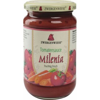 Zwergenwiese Tomatensauce Milenia - Bio - 330ml x 6  - 6er Pack VPE