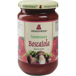 Zwergenwiese Tomatensauce Boscaiola - Bio - 330ml x 6  - 6er Pack VPE