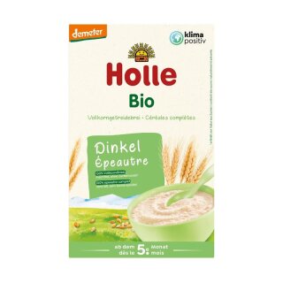 Holle Vollkorngetreidebrei Dinkel - Bio - 250g x 6  - 6er Pack VPE