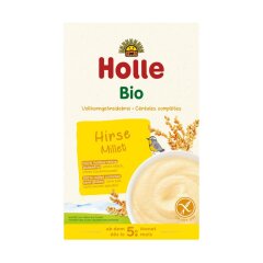 Holle Vollkorngetreidebrei Hirse - Bio - 250g x 6  - 6er...