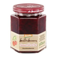 Die Beerenbauern Sauerkirsche Fruchtaufstrich - Bio -...