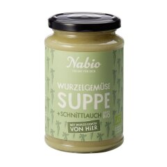 Nabio Wurzelgemüse Suppe + Schnittlauch VON HIER -...