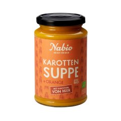 Nabio Karotten Suppe + Orange VON HIER - Bio - 375ml x 6...