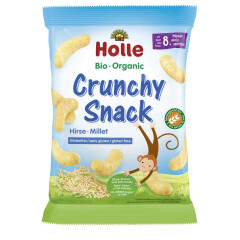 Holle Crunchy Snack Hirse - Bio - 25g x 8  - 8er Pack VPE