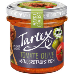 Tartex Markt-Gemüse Tomate Olive - Bio - 135g x 6  -...