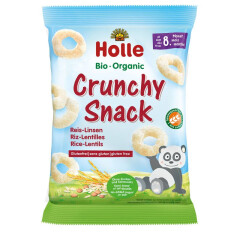 Holle Crunchy Snack Reis-Linsen - Bio - 25g x 8  - 8er...