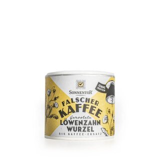 Sonnentor Löwenzahnwurzel geröstet Falscher Kaffee Dose - Bio - 75g x 3  - 3er Pack VPE