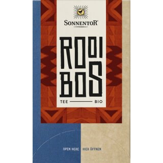 Sonnentor Rooibos Tee Doppelkammerbeutel - Bio - 21,6g x 6  - 6er Pack VPE