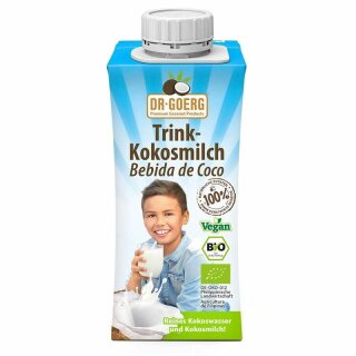 Dr. Goerg Premium Trinkkokosmilch - Bio - 200ml x 24  - 24er Pack VPE