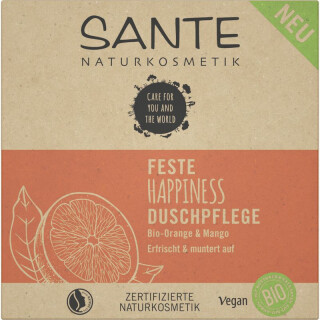 Sante Feste HAPPINESS Duschpflege Orange & Mango - 80g x 6  - 6er Pack VPE