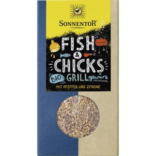Sonnentor Fish & Chicks Grillgewürz - Bio - 55g x 6  - 6er Pack VPE