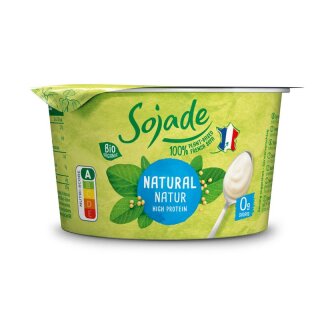 Sojade Soja-Alternative zu Joghurt Natur - Bio - 150g x 6  - 6er Pack VPE
