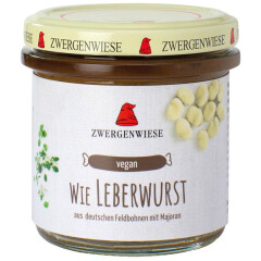 Zwergenwiese Wie Leberwurst - Bio - 140g x 6  - 6er Pack VPE