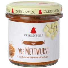 Zwergenwiese Wie Mettwurst - Bio - 140g x 6  - 6er Pack VPE