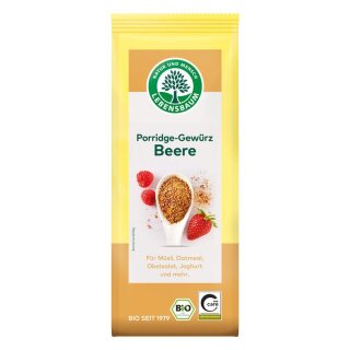Lebensbaum Beeren Porridge-Gewürz - Bio - 50g x 6  - 6er Pack VPE