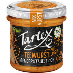 Tartex Nix Vurst Teewurst - Bio - 135g x 6  - 6er Pack VPE