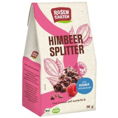Rosengarten Himbeer-Splitter - Bio - 90g x 6  - 6er Pack VPE