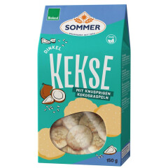 Sommer Dinkel Kokos Kekse - Bio - 150g x 6  - 6er Pack VPE