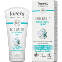 Lavera basis sensitiv Feuchtigkeitscreme - 50ml x 4  -...