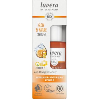 Lavera Glow by Nature Serum - 30ml x 4  - 4er Pack VPE