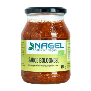 Nagel Tofu Sauce Bolognese Mehrweg Glas - Bio - 480g x 6  - 6er Pack VPE