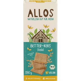 Allos Better-Keks Dinkel - Bio - 150g