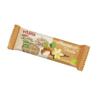 Vitana Mandel-Vanille-Fruchtschnitte - Bio - 60g x 16  - 16er Pack VPE