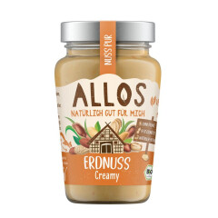 Allos Nuss Pur Erdnuss Creamy - Bio - 340g x 6  - 6er...