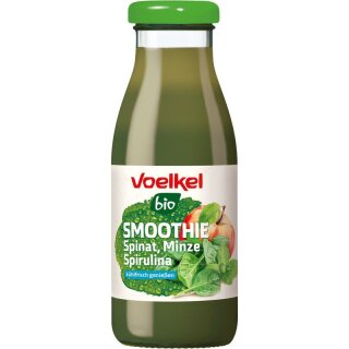 Voelkel Smoothie Spinat Minze Spirulina kühlpflichtig - Bio - 0,25l