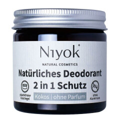 Niyok 2 in 1 Deodorant Creme Anti-Transpirant: Kokos ohne...