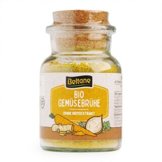 Beltane Gemüsebrühe Korkenglas glutenfrei lactosefrei - Bio - 110g