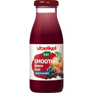Voelkel Smoothie Beere Acai kühlpflichtig - Bio - 0,25l x 6  - 6er Pack VPE