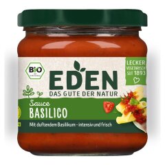 EDEN Sauce Basilico Bio - Bio - 375g x 6  - 6er Pack VPE