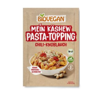 Biovegan Mein Pasta Topping Chili-Knoblauch - Bio - 50g x 8  - 8er Pack VPE
